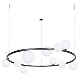 Pendant Light Bolero 12 41321 12xG9 12W D126x150cm Black-White Sigma Lighting BLACK-WHITE