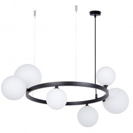 Pendant Light Bolero 6 41319 6xG9 12W D72x150cm Black-White Sigma Lighting BLACK-WHITE