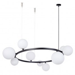 Pendant Light Bolero 9 41320 9xG9 12W D92x150cm Black-White Sigma Lighting BLACK-WHITE