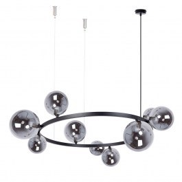 Pendant Light Bolero 9 41326 9xG9 12W D92x150cm Black-Graphite Sigma Lighting GRAPHITE-BLACK