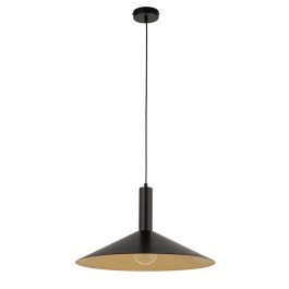 Pendant Light Capri S 41010 1xE27 15W D50x125cm Black-Gold Sigma Lighting BLACK-GOLD