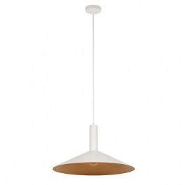 Pendant Light Capri S 41016 1xE27 15W D50x125cm White-Copper Sigma Lighting WHITE-COPPER