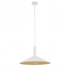 Pendant Light Capri S 41014 1xE27 15W D50x125cm White-Gold Sigma Lighting WHITE-GOLD