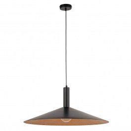 Pendant Light Capri M 41009 1xE27 15W D70x120cm Black-Copper Sigma Lighting BLACK-COPPER