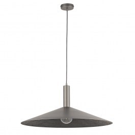 Pendant Light Capri M 41013 1xE27 15W D70x120cm Silver Sigma Lighting SILVER