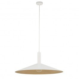 Pendant Light Capri M 41015 1xE27 15W D70x120cm White-Gold Sigma Lighting WHITE-COPPER