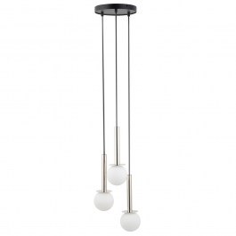 Pendant Light Daisy 3 40764 3xG9 12W D27x115cm Silver-White Sigma Lighting SILVER-WHITE