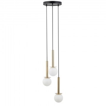 Pendant Light Daisy 3 40770 3xG9 12W D27x115cm Gold-White Sigma Lighting