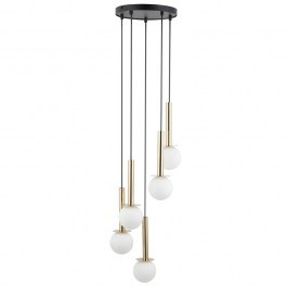 Pendant Light Daisy 5 40771 5xG9 12W D30x115cm Gold-White Sigma Lighting GOLD-WHITE