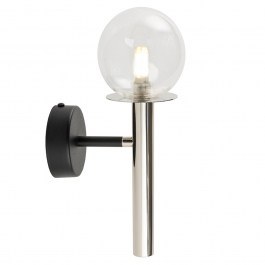 Φωτιστικό Τοίχου - Απλίκα Daisy 1 40755 1xG9 12W 10x15x27cm Silver-Clear Sigma Lighting SILVER-CLEAR