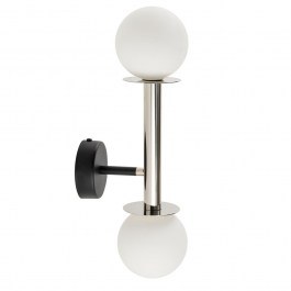 Φωτιστικό Τοίχου - Απλίκα Daisy 2 40768 2xG9 12W 10x15x37cm Silver-White Sigma Lighting SILVER-WHITE