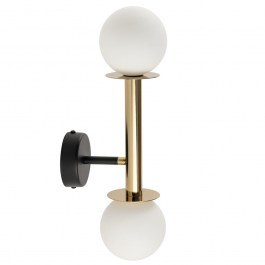 Φωτιστικό Τοίχου - Απλίκα Daisy 2 40774 2xG9 12W 10x15x37cm Gold-White Sigma Lighting GOLD-WHITE