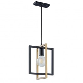 Φωτιστικό Οροφής - Ράγα Eden 1 32230 1xE27 15W 18x26x80cm Black-Gold Sigma Lighting BLACK-GOLD