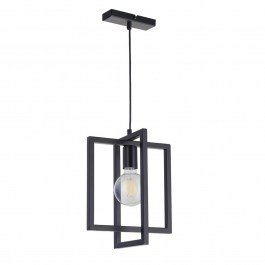 Φωτιστικό Οροφής - Ράγα Eden 1 32231 1xE27 15W 18x26x80cm Black Sigma Lighting BLACK