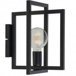 Φωτιστικό Τοίχου - Απλίκα Eden 32239 1xE27 15W 28x18x31cm Black Sigma Lighting BLACK