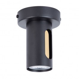 Φωτιστικό Οροφής - Σποτ Flow 1 41215 1xGU10 10W Φ10x14cm Black-Gold Sigma Lighting BLACK-GOLD