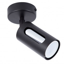 Φωτιστικό Οροφής - Σποτ Flow 1 41208 1xGU10 10W Φ10x16cm Black-Silver Sigma Lighting BLACK-SILVER