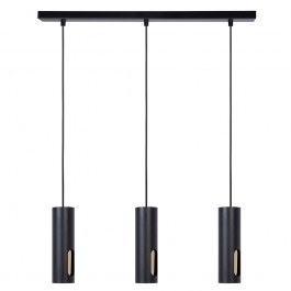 Φωτιστικό Οροφής - Ράγα Flow 3 41221 3xGU10 10W 6x60x110cm Black-Gold Sigma Lighting BLACK-GOLD