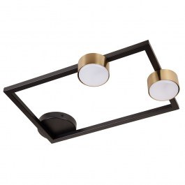 Ceiling Light Frame 2 41283 2xGX53 12W 31x48x7,7cm Black-Gold Sigma Lighting BLACK-GOLD
