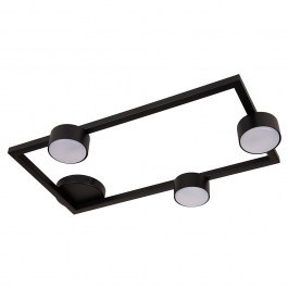 Φωτιστικό Οροφής - Πλαφονιέρα Frame 3 41278 3xGX53 12W 33x57,5x7,7cm Black Sigma Lighting BLACK