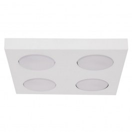 Φωτιστικό Οροφής - Πλαφονιέρα Hero 4 40999 4xGX53 12W 24x24x3cm White Sigma Lighting WHITE