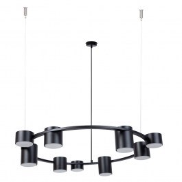 Pendant Light Kodo 9 41338 Kodo 9 9xGX53 12W D72x150cm Black Sigma Lighting BLACK