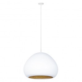Pendant Light Lava 41076 1xE27 15W D52x160cm White-Gold Sigma Lighting WHITE-GOLD