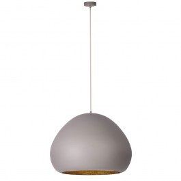 Pendant Light Lava 41080 1xE27 15W D52x160cm Taupe-Gold Sigma Lighting TAUPE-GOLD