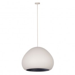 Pendant Light Lava 41083 1xE27 15W D52x160cm Beige-Black Sigma Lighting BEIGE-BLACK