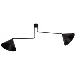 Ceiling Light Magic 2 40930 2xE27 15W 23x115x45cm Black Sigma Lighting BLACK