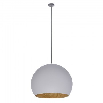 Φωτιστικό Οροφής Κρεμαστό Margo 41089 1xE27 15W Φ46x160cm Grey-Gold Sigma Lighting