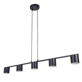 Pendant Light Mila 5 41345 5xGX53 12W 14x100x100cm Black Sigma Lighting BLACK
