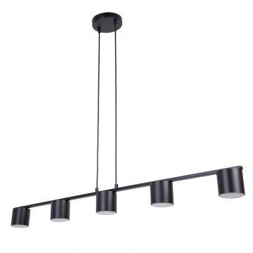 Φωτιστικό Οροφής Κρεμαστό Mila 5 41345 5xGX53 12W 14x100x100cm Black Sigma Lighting