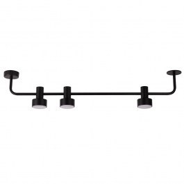 Φωτιστικό Οροφής - Σποτ Mona 3 40901 3xGX53 12W 97x8x20cm Black Sigma Lighting BLACK