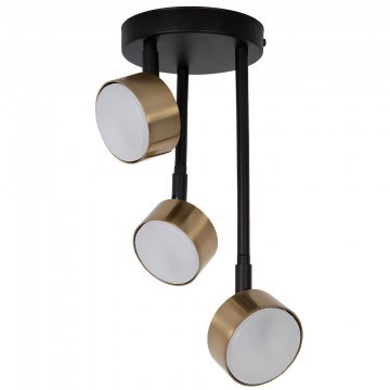 Φωτιστικό Οροφής - Σποτ Nemo 3 41088 3xGX53 12W 18x18x35cm Black-Gold Sigma Lighting