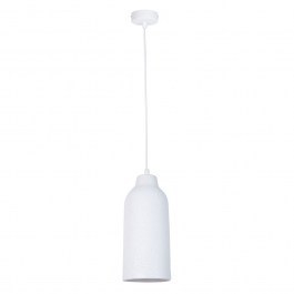 Pendant Light Nora B 41378 1xE27 15W D12x130cm White Sigma Lighting WHITE