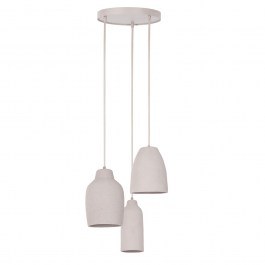 Pendant Light Nora 3 41372 3xE27 15W 41x41x120cm Beige Sigma Lighting BEIGE