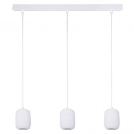 Pendant Light Olo 3 41407 3xGU10 10W 63x11x120cm White Sigma Lighting WHITE