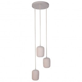 Φωτιστικό Οροφής Κρεμαστό Olo 3 41420 3xGU10 10W 36x36x120cm Beige Sigma Lighting BEIGE