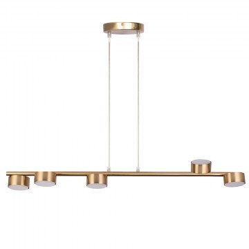 Pendant Light Punto 5 40829 5xGX53 12W 90,5x14x120cm Gold Brushed Sigma Lighting
