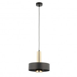 Φωτιστικό Οροφής Κρεμαστό Rif Lux 1 M 40719 1xGX53 12W Φ25x110cm Black-Gold Sigma Lighting BLACK-GOLD