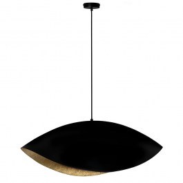 Φωτιστικό Οροφής Κρεμαστό Sona 41097 1xE27 15W 65x30x145cm Black-Gold Sigma Lighting BLACK-GOLD