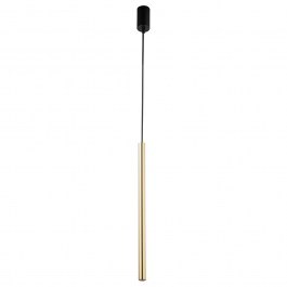 Pendant Light Sopel Lux 1 40737 1xG9 3W D6x130cm Black-Gold Sigma Lighting BLACK-GOLD