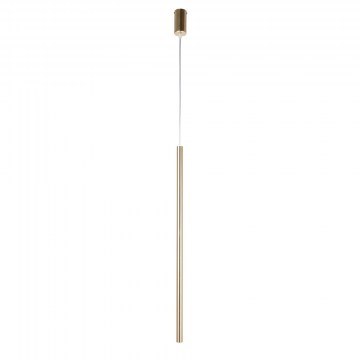 Φωτιστικό Οροφής Κρεμαστό Sopel Premium 1 40963 1xG9 3W Φ6x155cm Brushed Gold Sigma Lighting