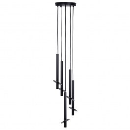 Φωτιστικό Οροφής Κρεμαστό Sopel Ring 5 41226 5xG9 3W 26x26x130cm Black Sigma Lighting BLACK