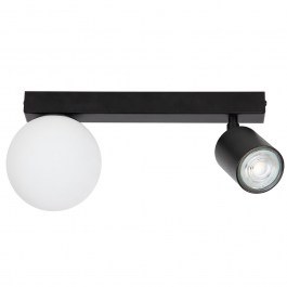 Ceiling Light Tavira 1+1 41314 1xG9 12W & 1xGU10 10W 30x12x18cm Black-White Sigma Lighting BLACK