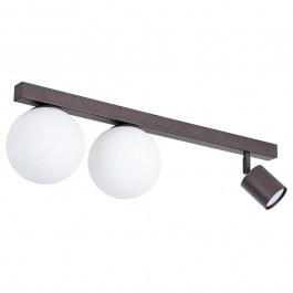 Ceiling Light Tavira 2+1 41267 2xG9 12W & 1xGU10 10W 60x12x18cm Brown-White Sigma Lighting BROWN