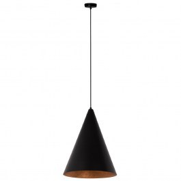 Pendant Light Vesuvio S 41041 1xE27 15W D35x145cm Black-Copper Sigma Lighting BLACK-COPPER