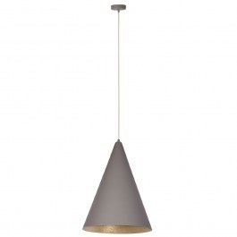 Pendant Light Vesuvio S 41056 1xE27 15W D35x145cm Taupe-Gold Sigma Lighting TAUPE-GOLD