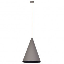 Pendant Light Vesuvio S 41061 1xE27 15W D35x145cm Taupe-Black Sigma Lighting BLACK-TAUPE